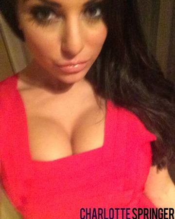 Teases in her tight red dress